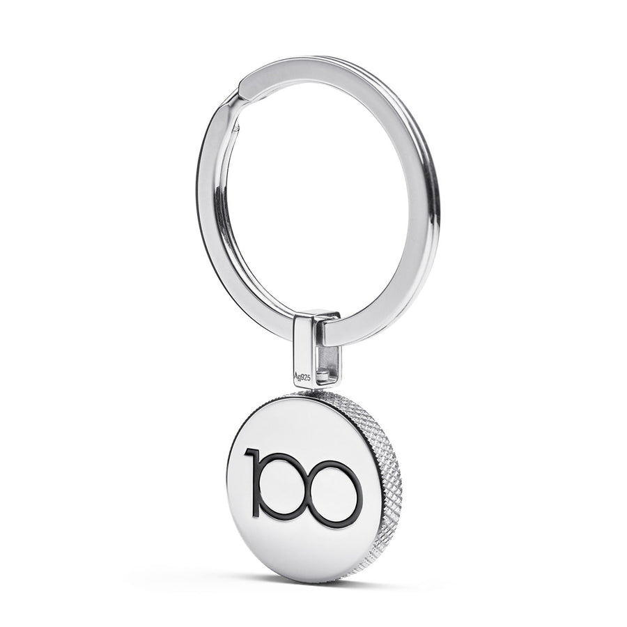 Leica 100 Silver Keychain