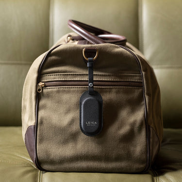 Leica Luggage Tag, leather, black