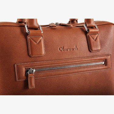 Oberwerth  Warren 1Z Luxury Laptop Bag - Muscat Gold