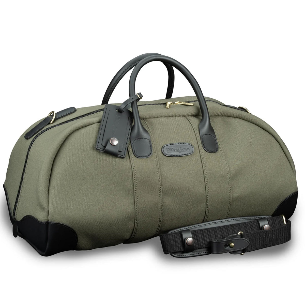 Billingham Weekender - Sage Fibrenyte / Black Leather