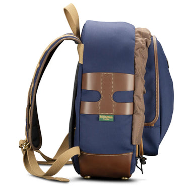 Billingham Rucksack 25 Navy Canvas / Chocolate Leather