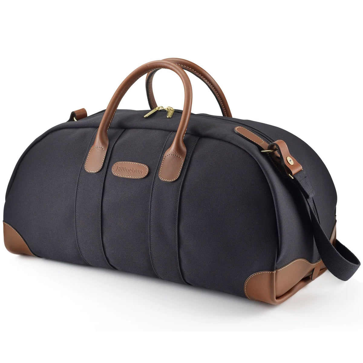 Billingham Weekender - Black Fibrenyte / Tan Leather