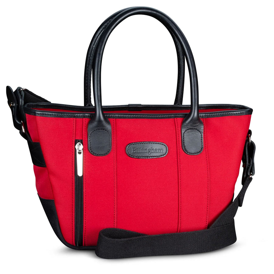 Billingham Key Grip Burgundy Canvas / Black Leather