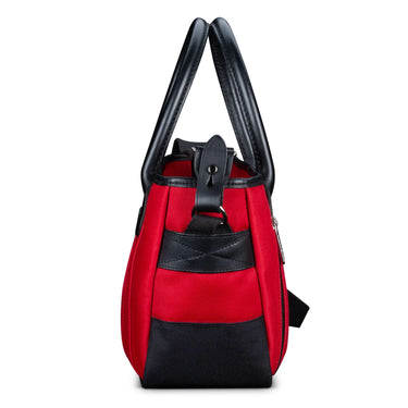 Billingham Key Grip Burgundy Canvas / Black Leather