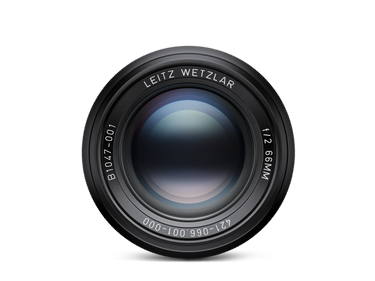 Leica Summicron-M 66 f/2, front view - Leica Store SF