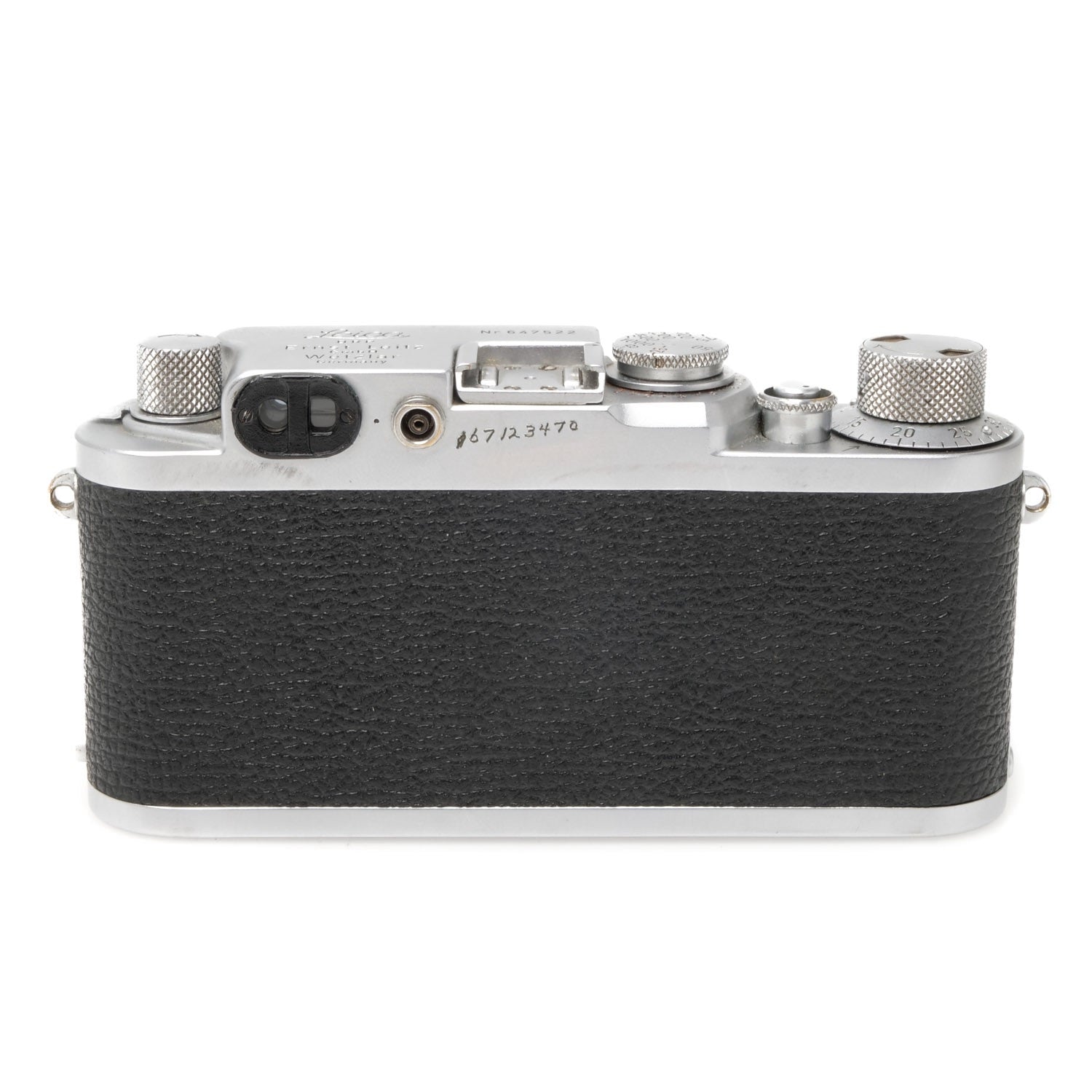 Leica IIIf Red Dial, 5cm f3.5 Elmar 647522