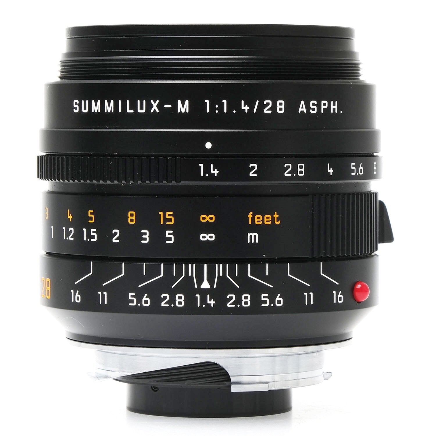 Leica 28mm f1.4 Summilux-M Asph, Black, Hood 4246763
