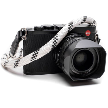 Leica Rope Strap - White and Black -  Ring - 126cm