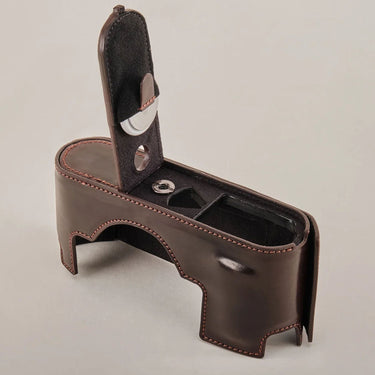 Oberwerth Light Brown US Shell Cordovan TagCase for Leica M11