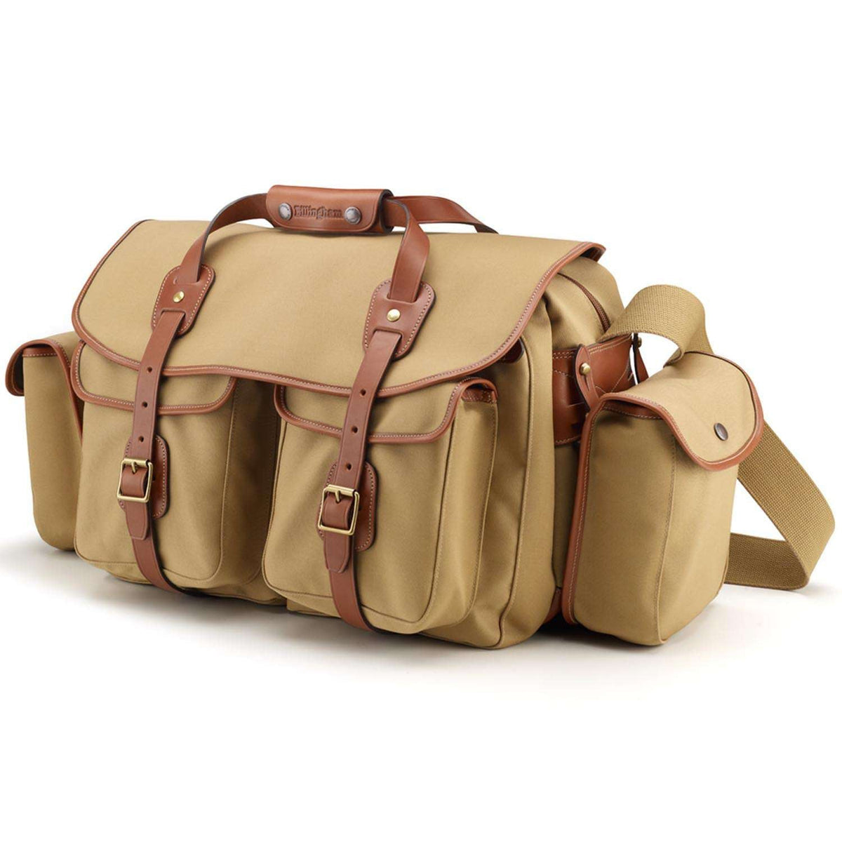 Billingham 550 Camera Bag - Khaki Canvas / Tan Leather