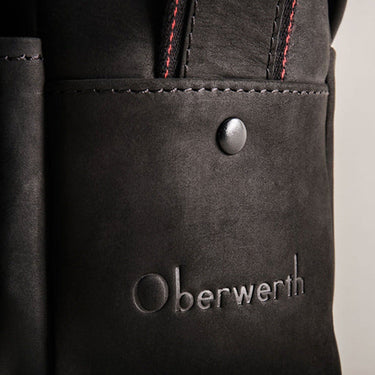 Oberwerth Q Bag, Hydro - Black w/ Red Stitching