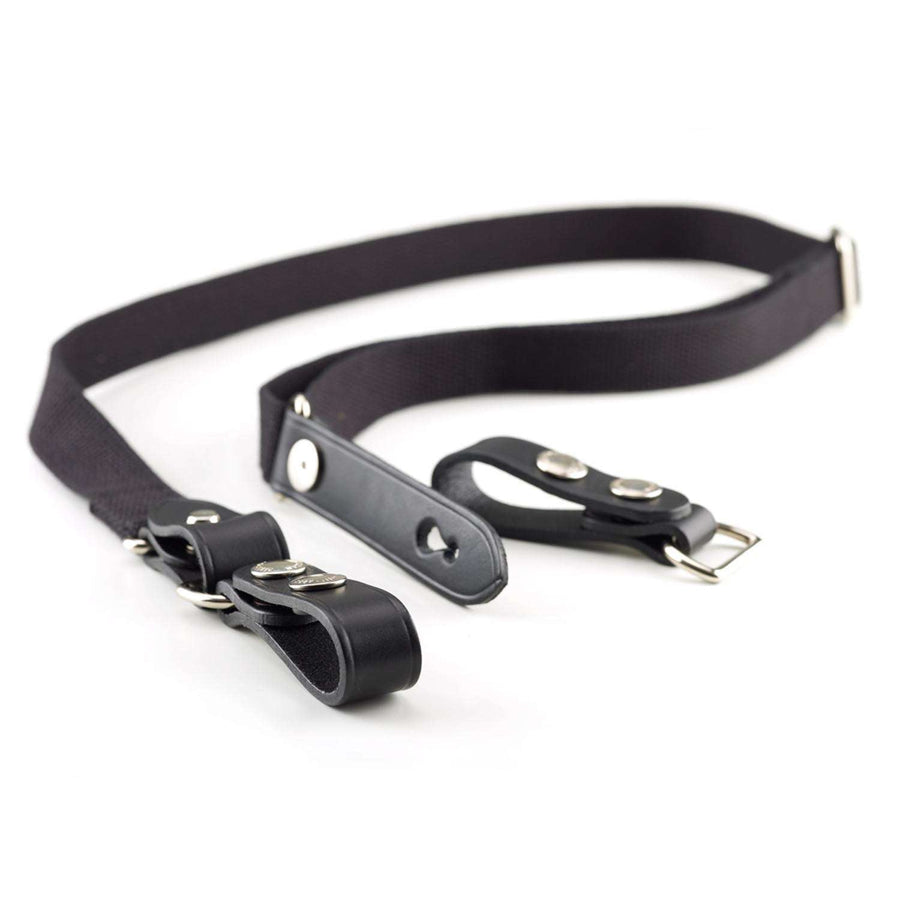 Billingham Waist Strap + Attachment Black Webbing / Black Leather
