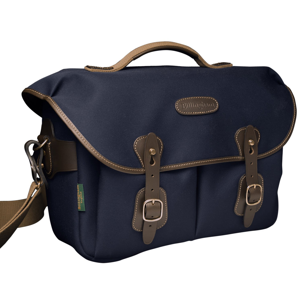 Billingham Hadley One - Navy Canvas / Chocolate Leather