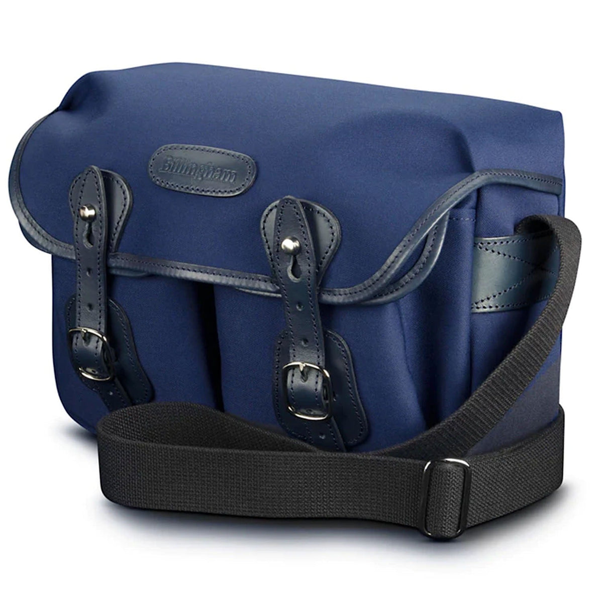 Billingham Hadley Small Camera Bag Navy Canvas / Navy Leather