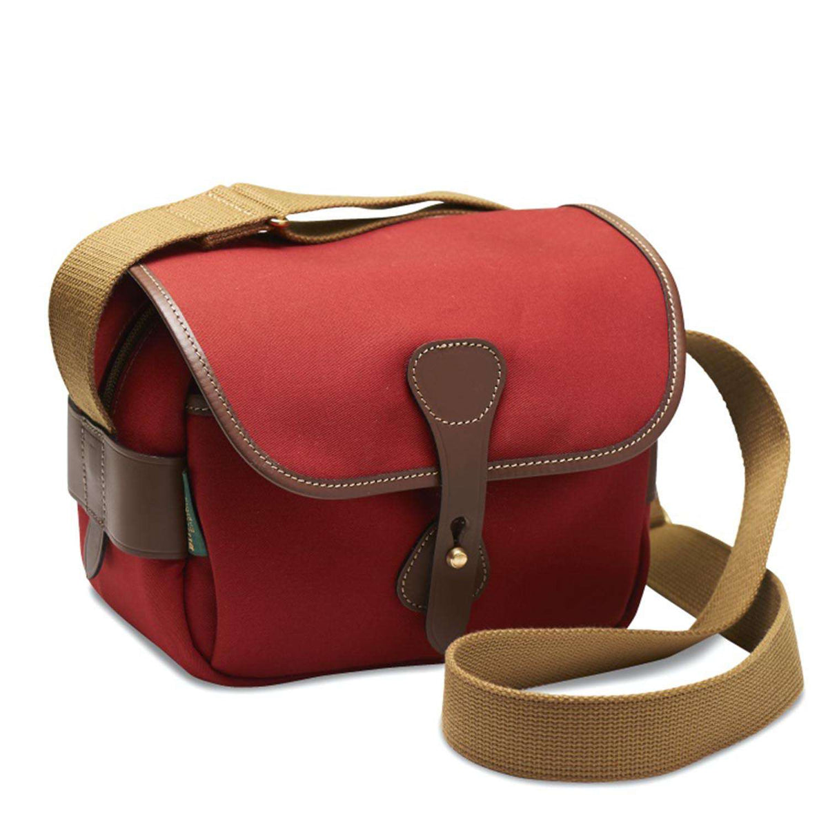 Billingham S2 Burgundy Canvas / Chocolate Leather