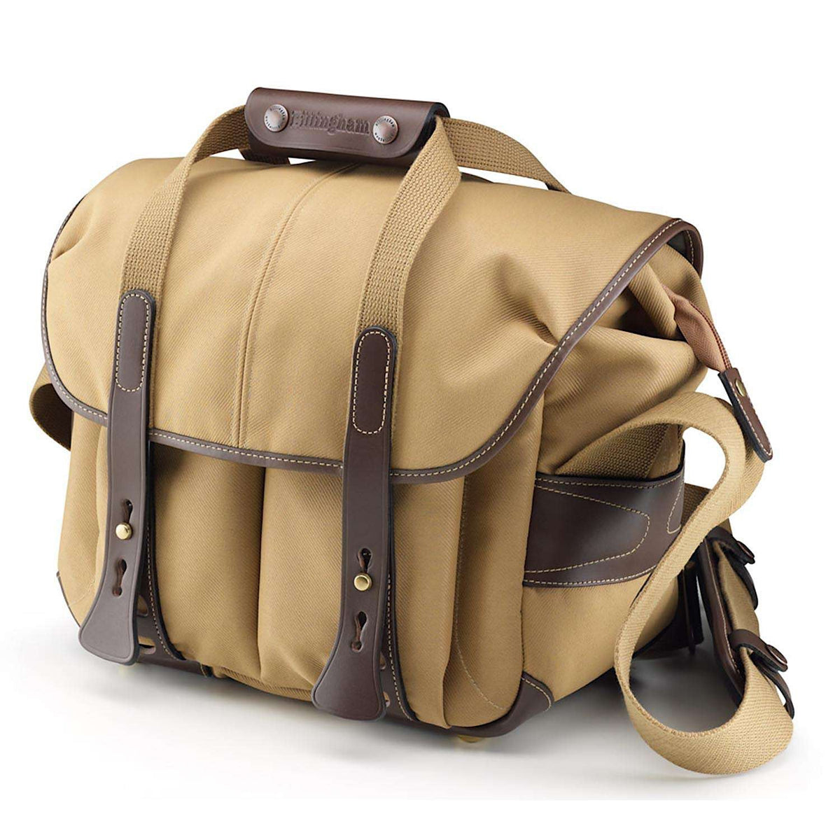 Billingham 207 Khaki Fibrenyte /Chocolate Leather