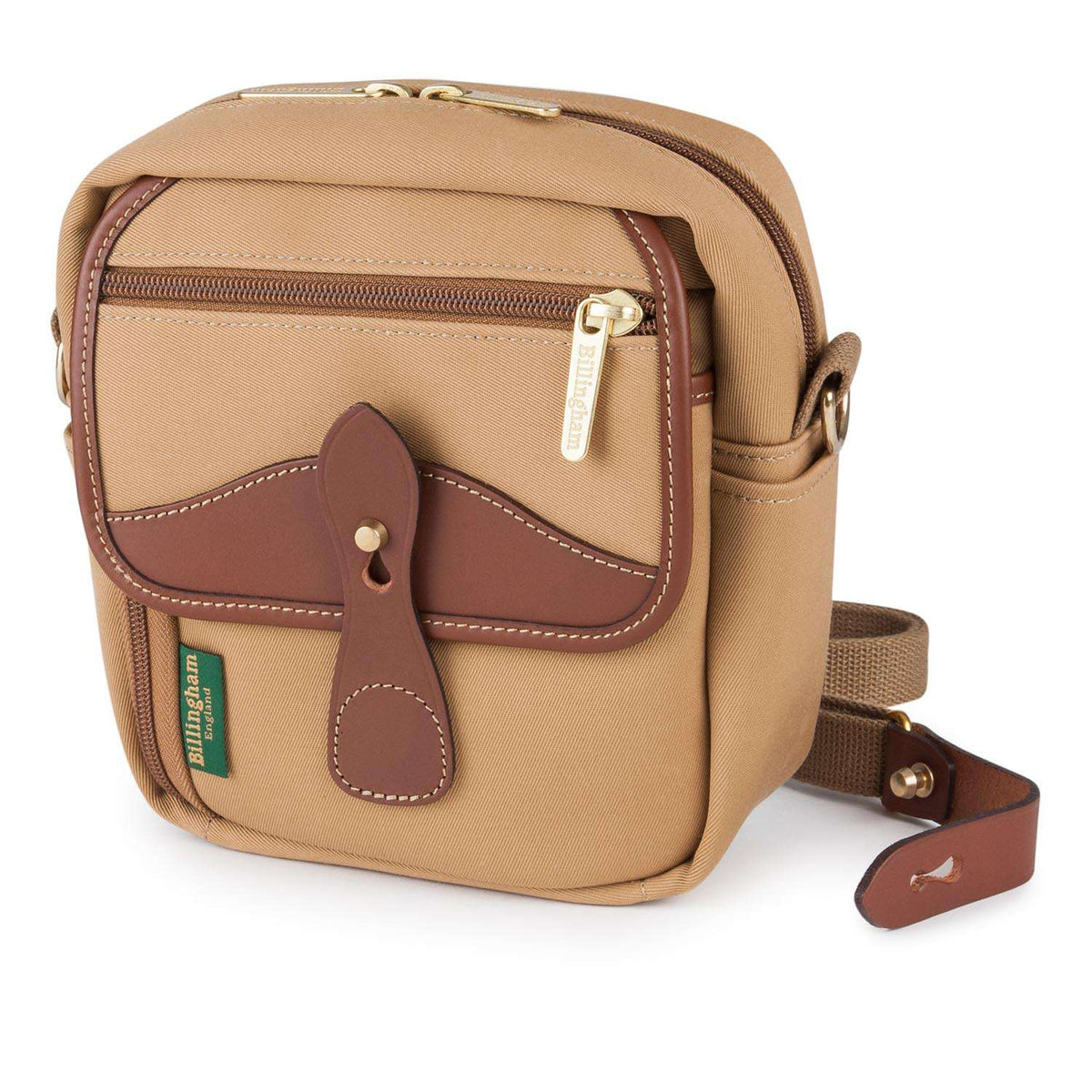 Billingham Pola Stowaway - Khaki Canvas / Tan Leather