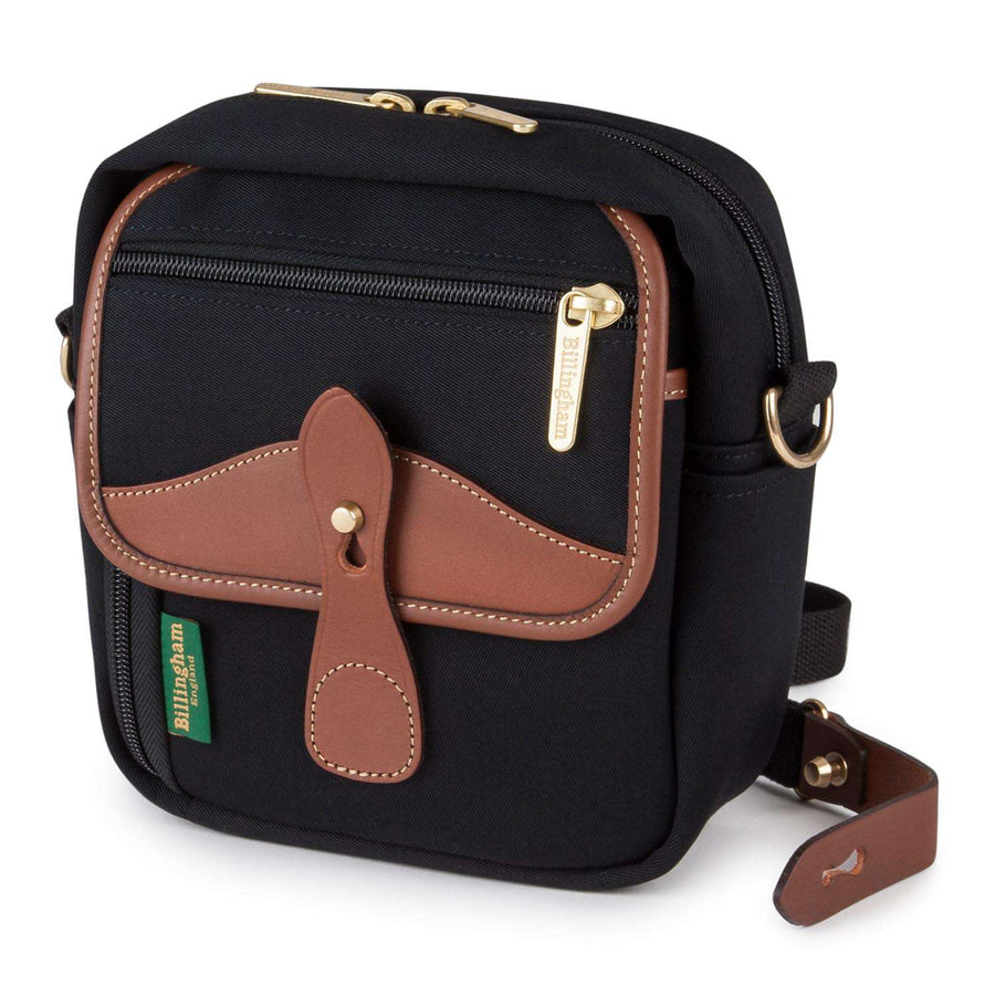 Billingham Pola Stowaway - Black Canvas / Tan Leather