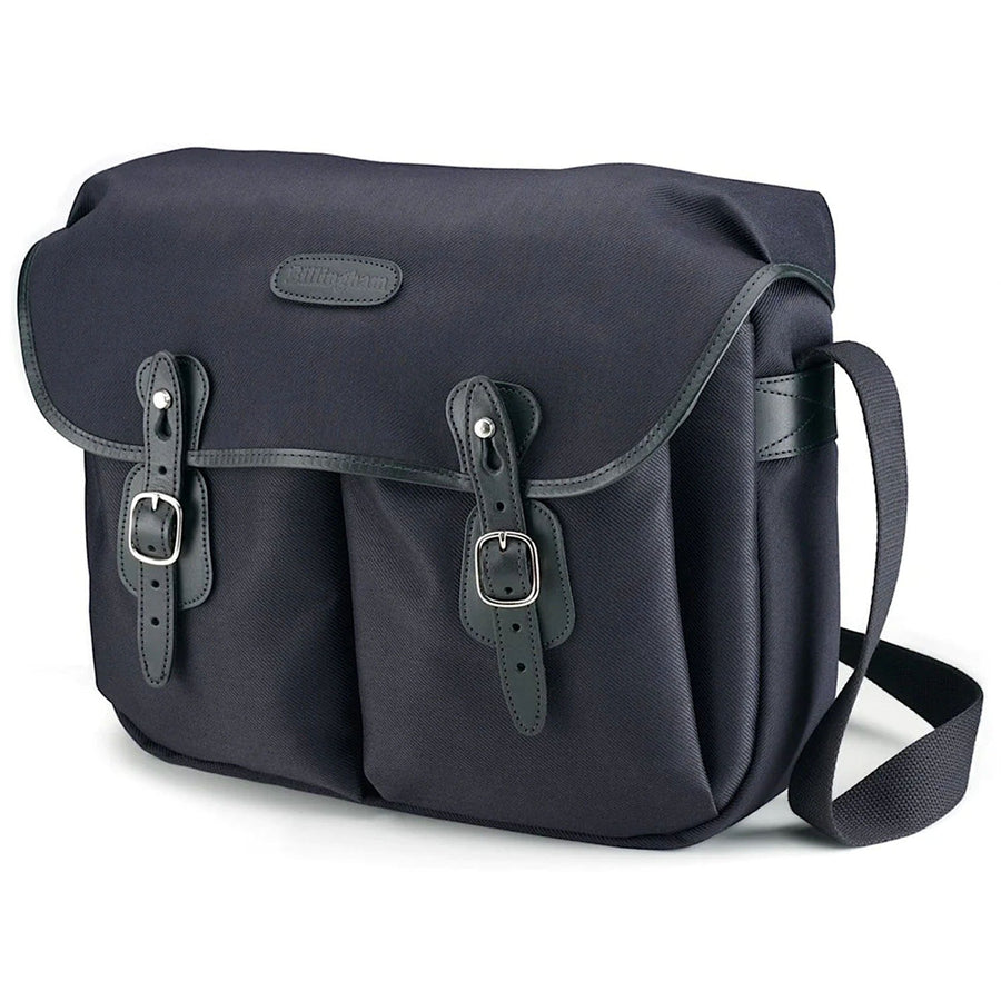Billingham Hadley Large Camera Bag - Black FibreNyte / Black Leather (Olive Lining)