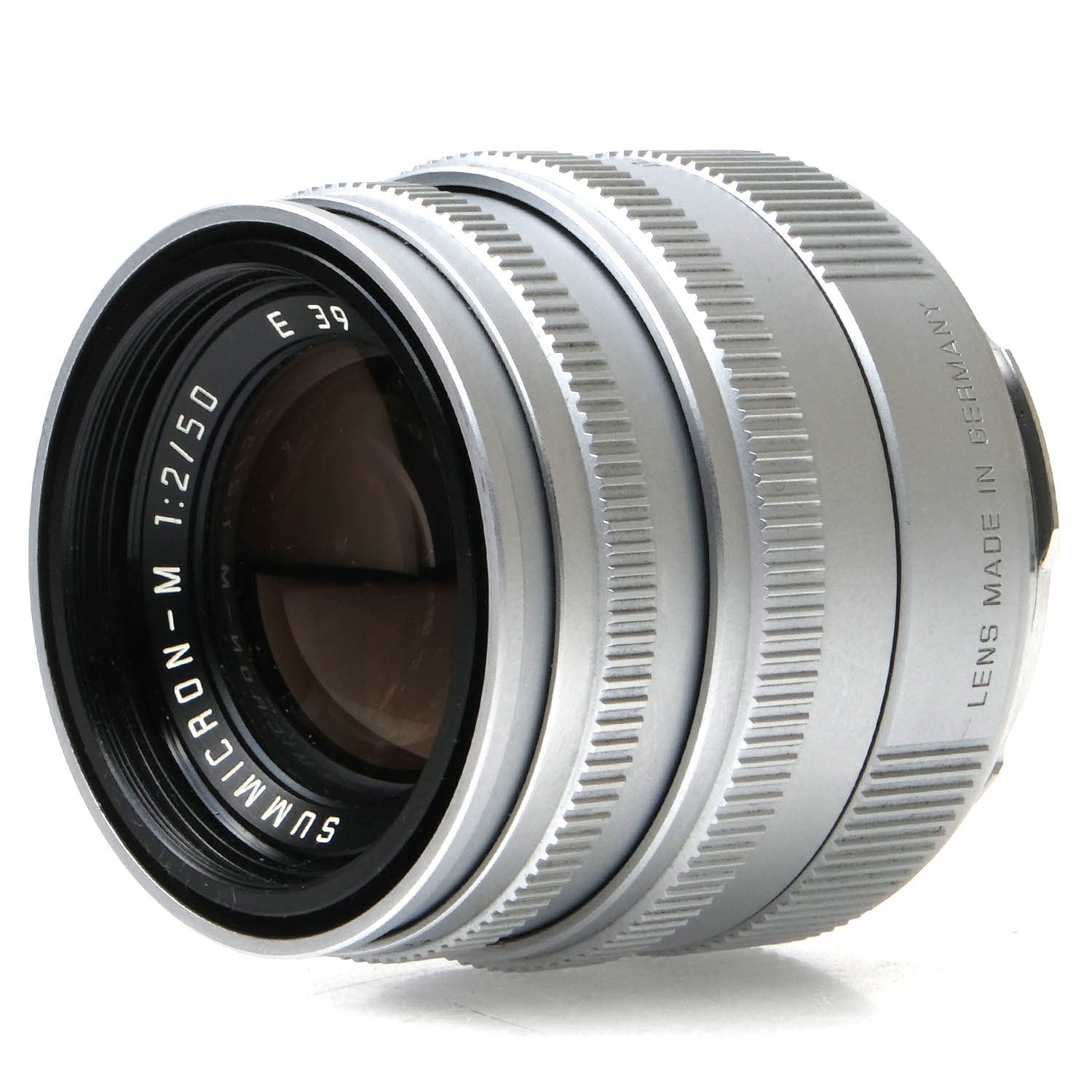 Leica 50mm F2.0 Summicron-M V5, Silver, Case 3650832 – Leica Store 