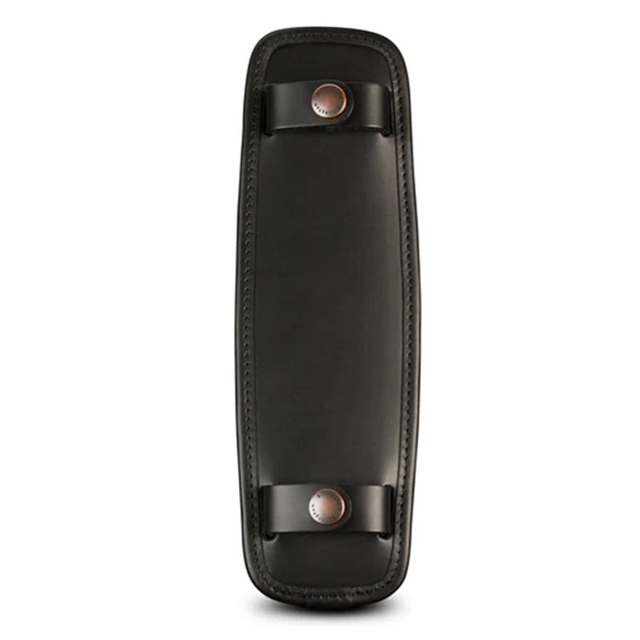 Billingham SP-50 Shoulder Pad - Black Leather With Antique Studs